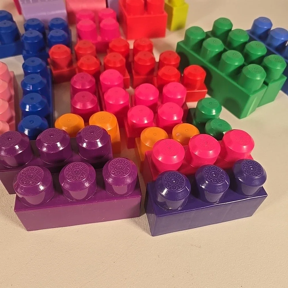 Mega Bloks First Building Blocks Classic Over 50 Pieces‎ Builders Toy Set